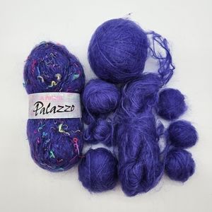 Patons Pallazzo purple mohair / acrylic